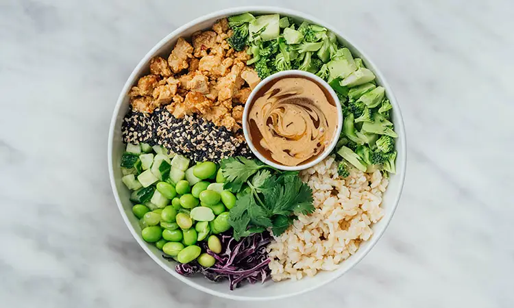 Photo of the Aloha Bowl at Mandy's Salads