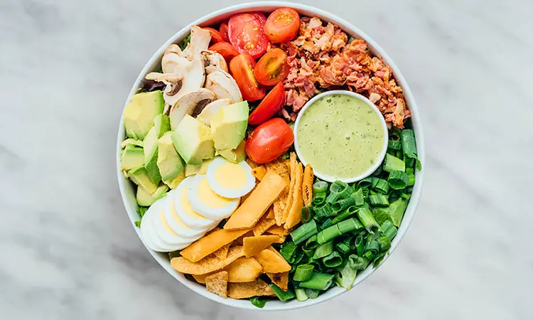 Image of the Cobb Salad from Mandy's
