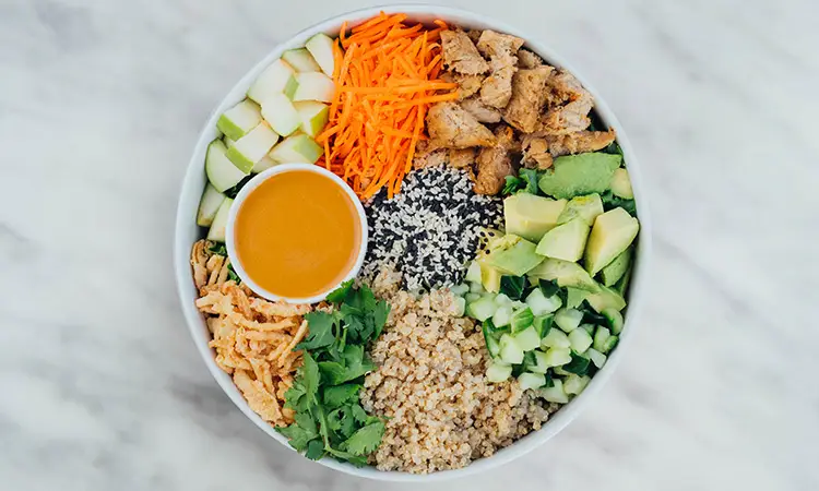 Photo of the amazing Endless Summer salad from Mandy's!