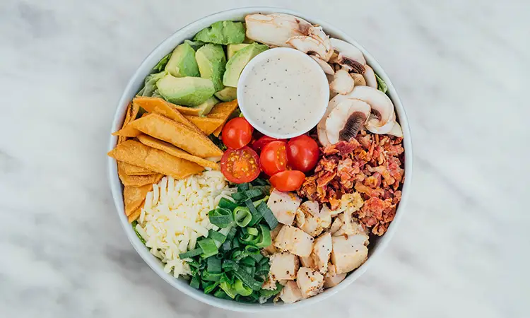 Great shot of the Lumberjack from Mandy's Salads