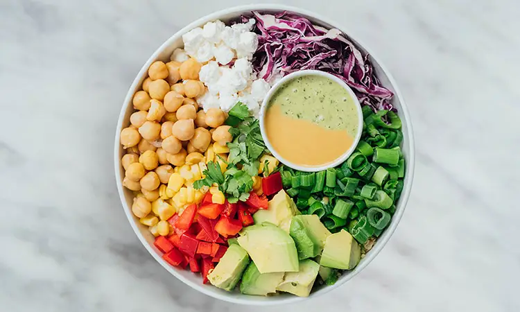 Photo of the famous Veggie Protein Power Bowl