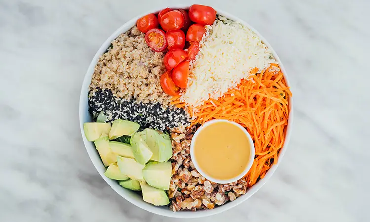 Image of Mandy's famous "The Wolfe" salad